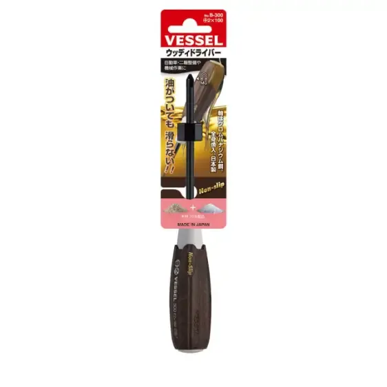 پیچ‌گوشتی ضدلغزش وسل Ph2*100 سری وود کمپو
